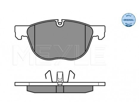 Brake Pad Set, disc brake MEYLE-ORIGINAL Quality 025 241 7019