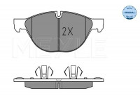 Brake Pad Set, disc brake MEYLE-ORIGINAL Quality 025 241 7219