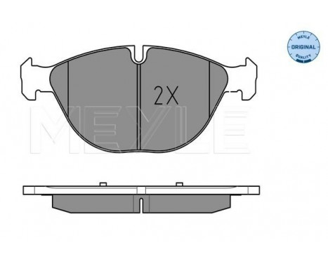 Brake Pad Set, disc brake MEYLE-ORIGINAL Quality 025 241 7219, Image 2