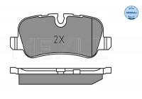 Brake Pad Set, disc brake MEYLE-ORIGINAL Quality 025 241 9217