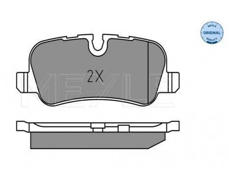 Brake Pad Set, disc brake MEYLE-ORIGINAL Quality 025 241 9217