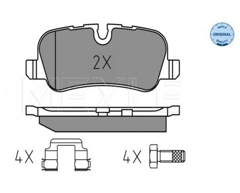 Brake Pad Set, disc brake MEYLE-ORIGINAL Quality 025 241 9217, Image 2