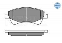 Brake Pad Set, disc brake MEYLE-ORIGINAL Quality 025 242 0419/W