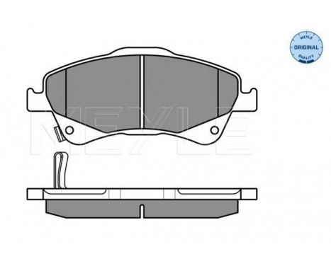 Brake Pad Set, disc brake MEYLE-ORIGINAL Quality 025 242 0419/W, Image 2