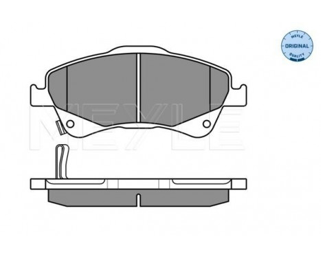 Brake Pad Set, disc brake MEYLE-ORIGINAL Quality 025 242 0419/W, Image 3