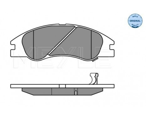 Brake Pad Set, disc brake MEYLE-ORIGINAL Quality 025 242 1817/W, Image 3
