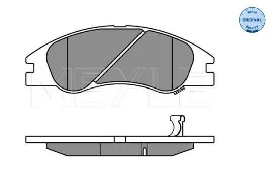 Brake Pad Set, disc brake MEYLE-ORIGINAL Quality 025 242 1817/W, Image 3