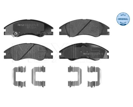Brake Pad Set, disc brake MEYLE-ORIGINAL Quality 025 242 1817/W, Image 4