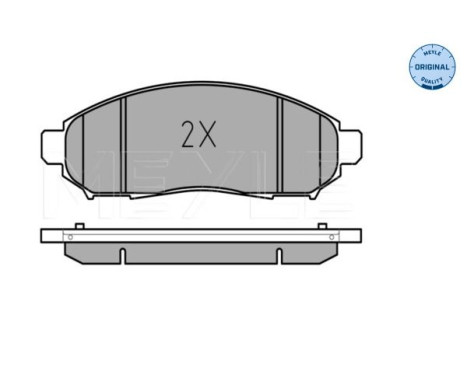 Brake Pad Set, disc brake MEYLE-ORIGINAL Quality 025 242 2716/W, Image 3