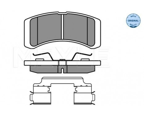 Brake Pad Set, disc brake MEYLE-ORIGINAL Quality 025 242 2914/W