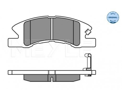 Brake Pad Set, disc brake MEYLE-ORIGINAL Quality 025 242 2914/W, Image 3