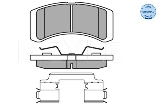 Brake Pad Set, disc brake MEYLE-ORIGINAL Quality 025 242 2914/W, Image 2