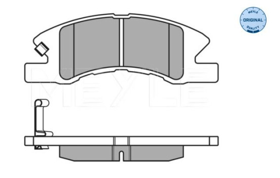 Brake Pad Set, disc brake MEYLE-ORIGINAL Quality 025 242 2914/W, Image 3