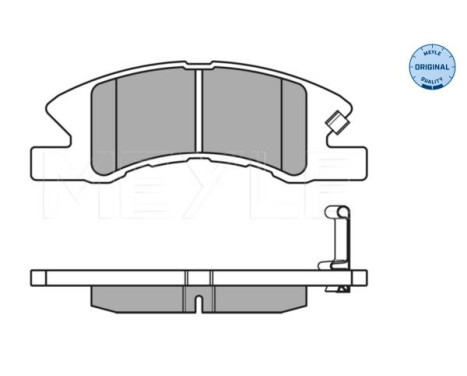Brake Pad Set, disc brake MEYLE-ORIGINAL Quality 025 242 2914/W, Image 4