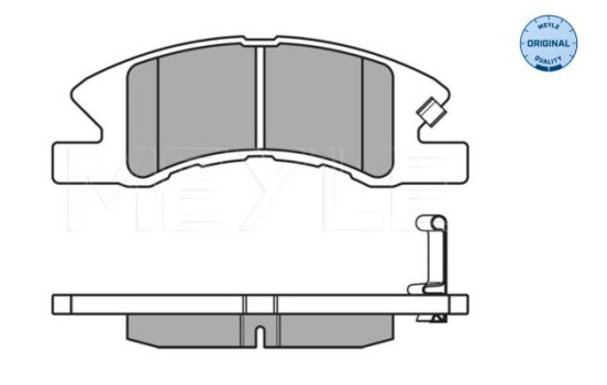 Brake Pad Set, disc brake MEYLE-ORIGINAL Quality 025 242 2914/W, Image 4