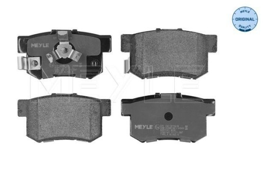 Brake Pad Set, disc brake MEYLE-ORIGINAL Quality 025 242 3114/W