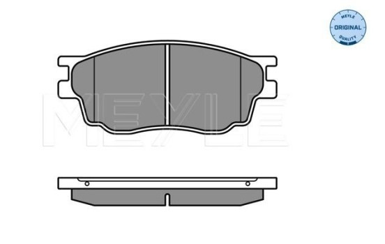 Brake Pad Set, disc brake MEYLE-ORIGINAL Quality 025 242 4616/W