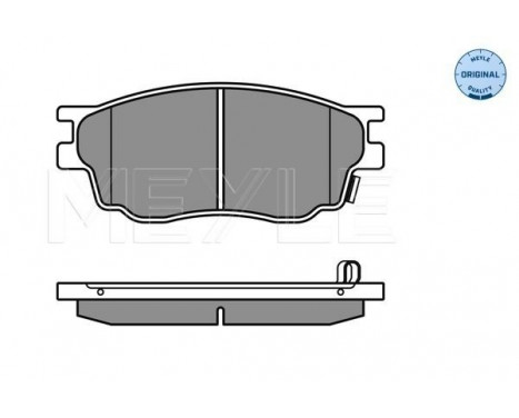 Brake Pad Set, disc brake MEYLE-ORIGINAL Quality 025 242 4616/W, Image 3