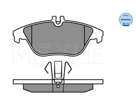 Brake Pad Set, disc brake MEYLE-ORIGINAL Quality 025 242 5317