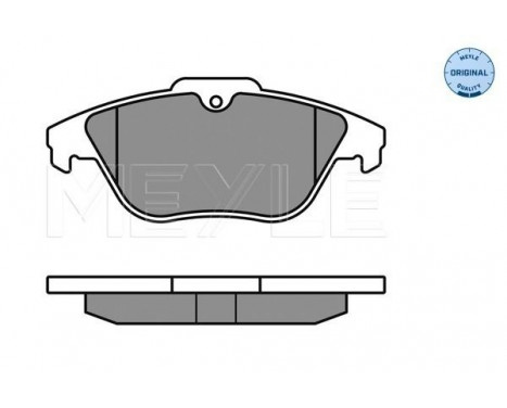 Brake Pad Set, disc brake MEYLE-ORIGINAL Quality 025 242 5317, Image 2