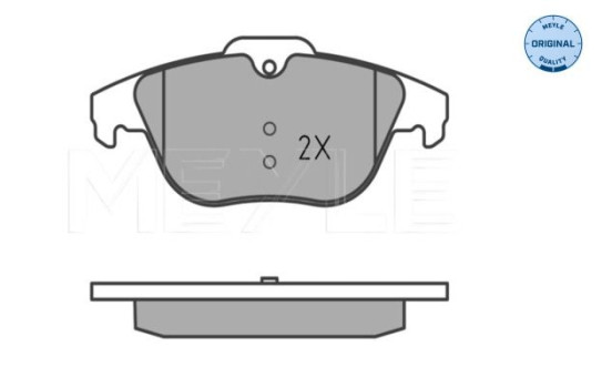 Brake Pad Set, disc brake MEYLE-ORIGINAL Quality 025 242 5418, Image 2