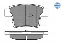 Brake Pad Set, disc brake MEYLE-ORIGINAL Quality 025 242 6017