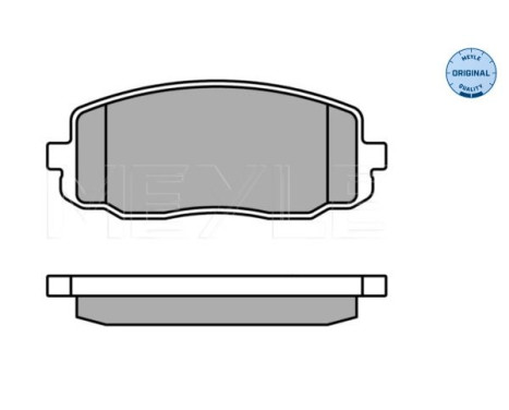 Brake Pad Set, disc brake MEYLE-ORIGINAL Quality 025 242 7516/W, Image 2