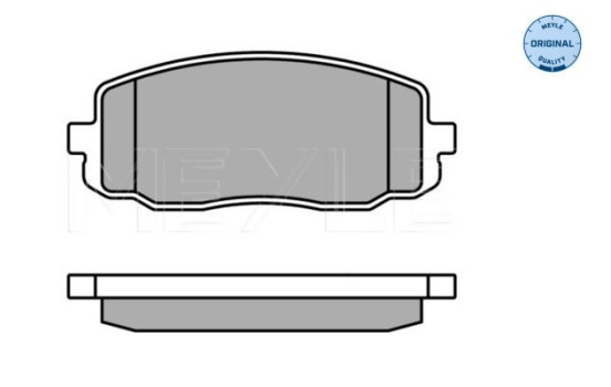 Brake Pad Set, disc brake MEYLE-ORIGINAL Quality 025 242 7516/W, Image 2