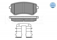 Brake Pad Set, disc brake MEYLE-ORIGINAL Quality 025 242 7614/W