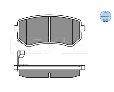 Brake Pad Set, disc brake MEYLE-ORIGINAL Quality 025 242 7614/W, Image 2