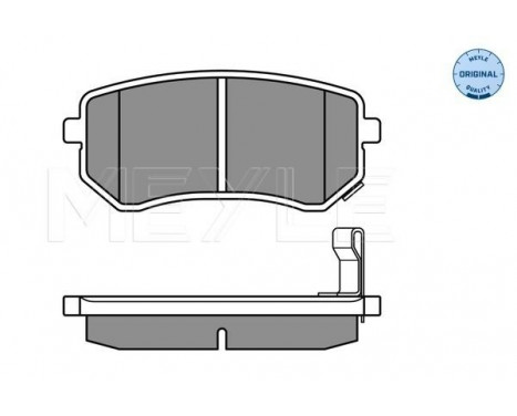 Brake Pad Set, disc brake MEYLE-ORIGINAL Quality 025 242 7614/W, Image 3