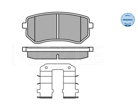 Brake Pad Set, disc brake MEYLE-ORIGINAL Quality 025 242 7614/W, Image 2