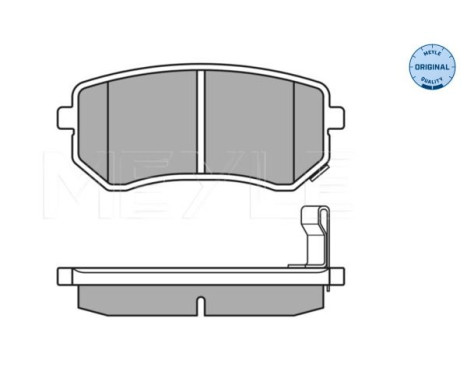 Brake Pad Set, disc brake MEYLE-ORIGINAL Quality 025 242 7614/W, Image 4