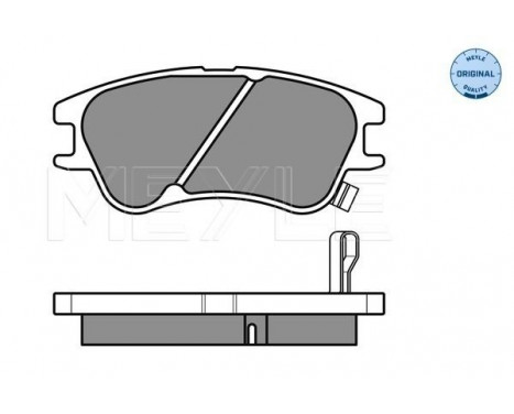 Brake Pad Set, disc brake MEYLE-ORIGINAL Quality 025 242 7713/W, Image 3