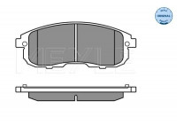 Brake Pad Set, disc brake MEYLE-ORIGINAL Quality 025 242 8016/W