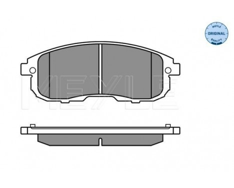 Brake Pad Set, disc brake MEYLE-ORIGINAL Quality 025 242 8016/W