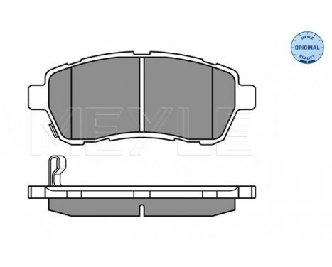 Brake Pad Set, disc brake MEYLE-ORIGINAL Quality 025 242 8316/W, Image 2