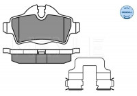 Brake Pad Set, disc brake MEYLE-ORIGINAL Quality 025 242 8917