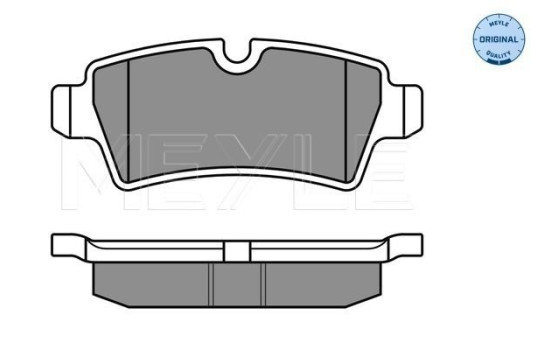 Brake Pad Set, disc brake MEYLE-ORIGINAL Quality 025 242 8917, Image 2