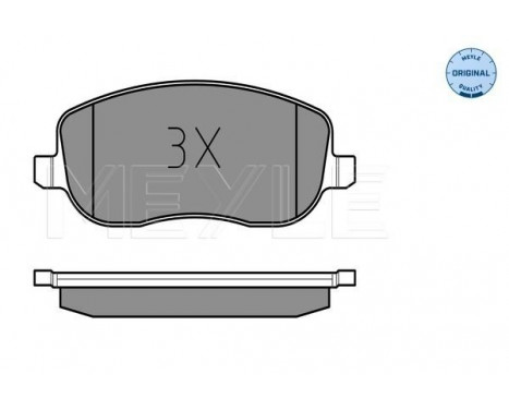 Brake Pad Set, disc brake MEYLE-ORIGINAL Quality 025 242 9419/W, Image 2