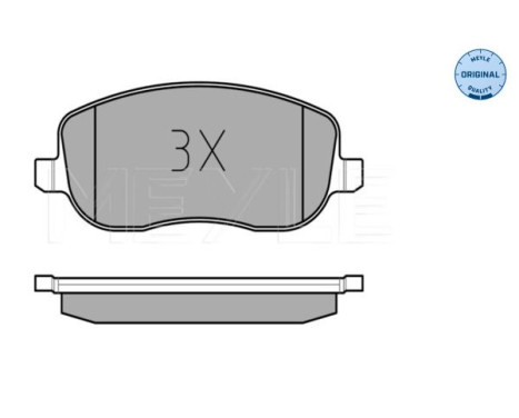Brake Pad Set, disc brake MEYLE-ORIGINAL Quality 025 242 9419/W, Image 3