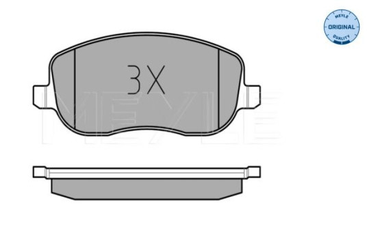Brake Pad Set, disc brake MEYLE-ORIGINAL Quality 025 242 9419/W, Image 3