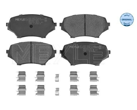 Brake Pad Set, disc brake MEYLE-ORIGINAL Quality 025 242 9714/W, Image 2