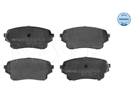 Brake Pad Set, disc brake MEYLE-ORIGINAL Quality 025 243 0115/W