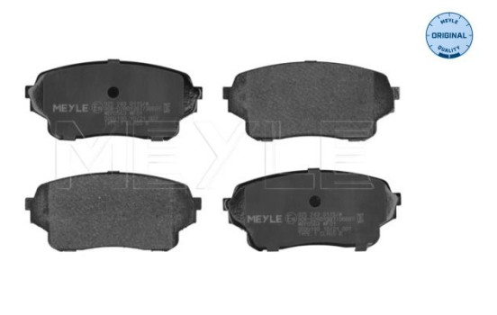 Brake Pad Set, disc brake MEYLE-ORIGINAL Quality 025 243 0115/W