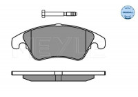 Brake Pad Set, disc brake MEYLE-ORIGINAL Quality 025 243 1019