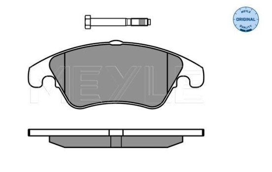 Brake Pad Set, disc brake MEYLE-ORIGINAL Quality 025 243 1019