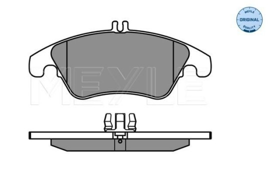 Brake Pad Set, disc brake MEYLE-ORIGINAL Quality 025 243 1019, Image 2