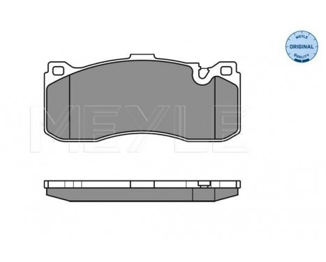 Brake Pad Set, disc brake MEYLE-ORIGINAL Quality 025 243 1617