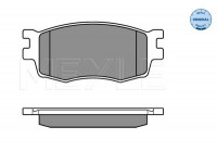 Brake Pad Set, disc brake MEYLE-ORIGINAL Quality 025 243 1717/W